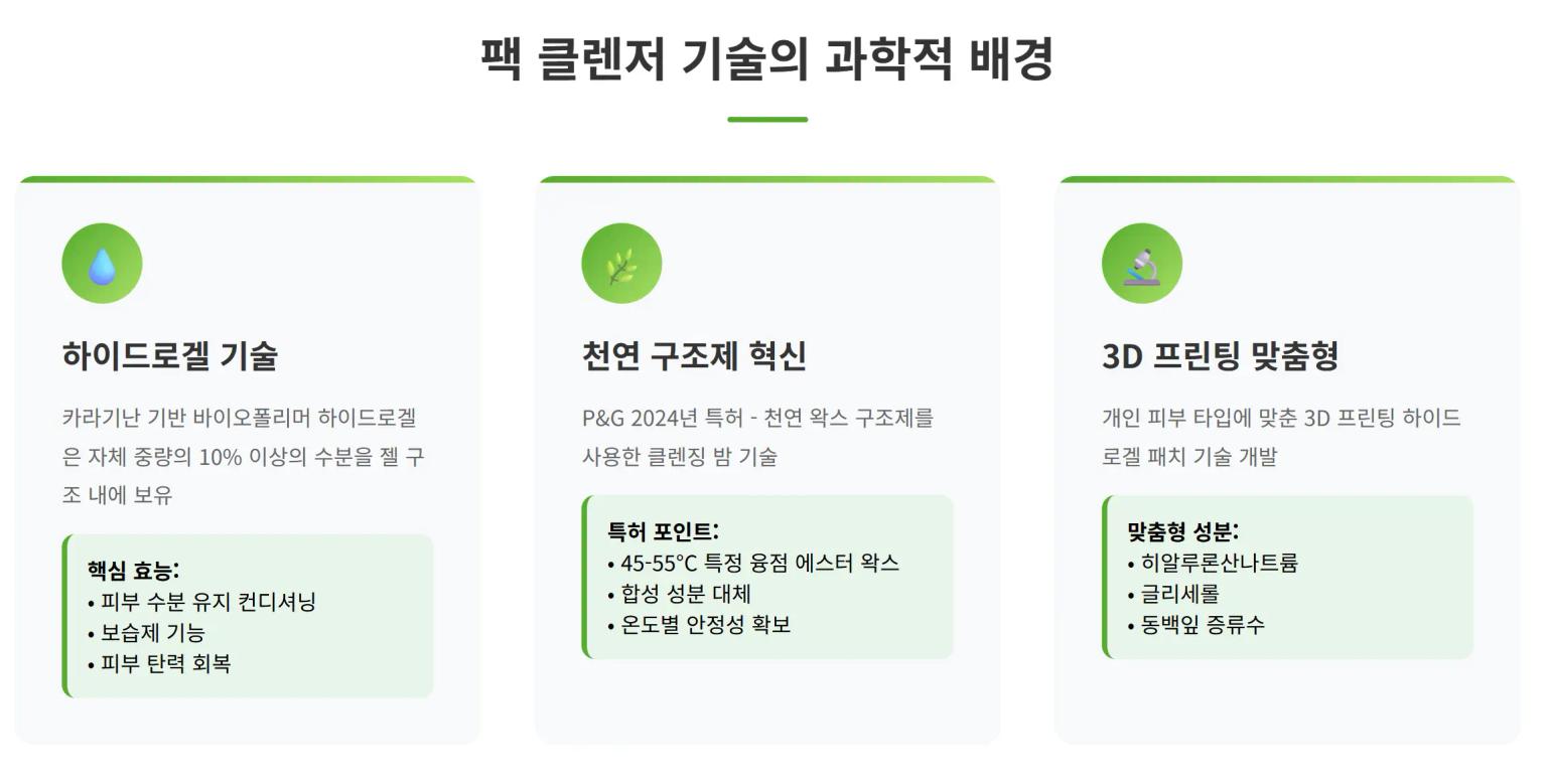 팩 클렌저 기술 혁신
