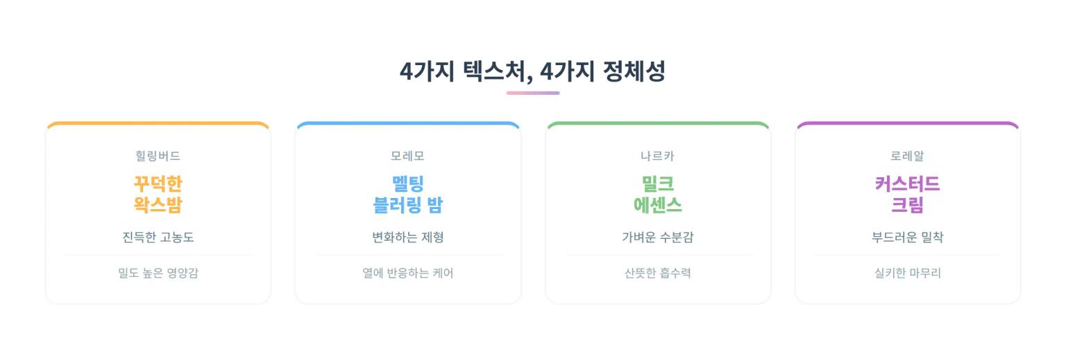 텍스처별 제품 비교
