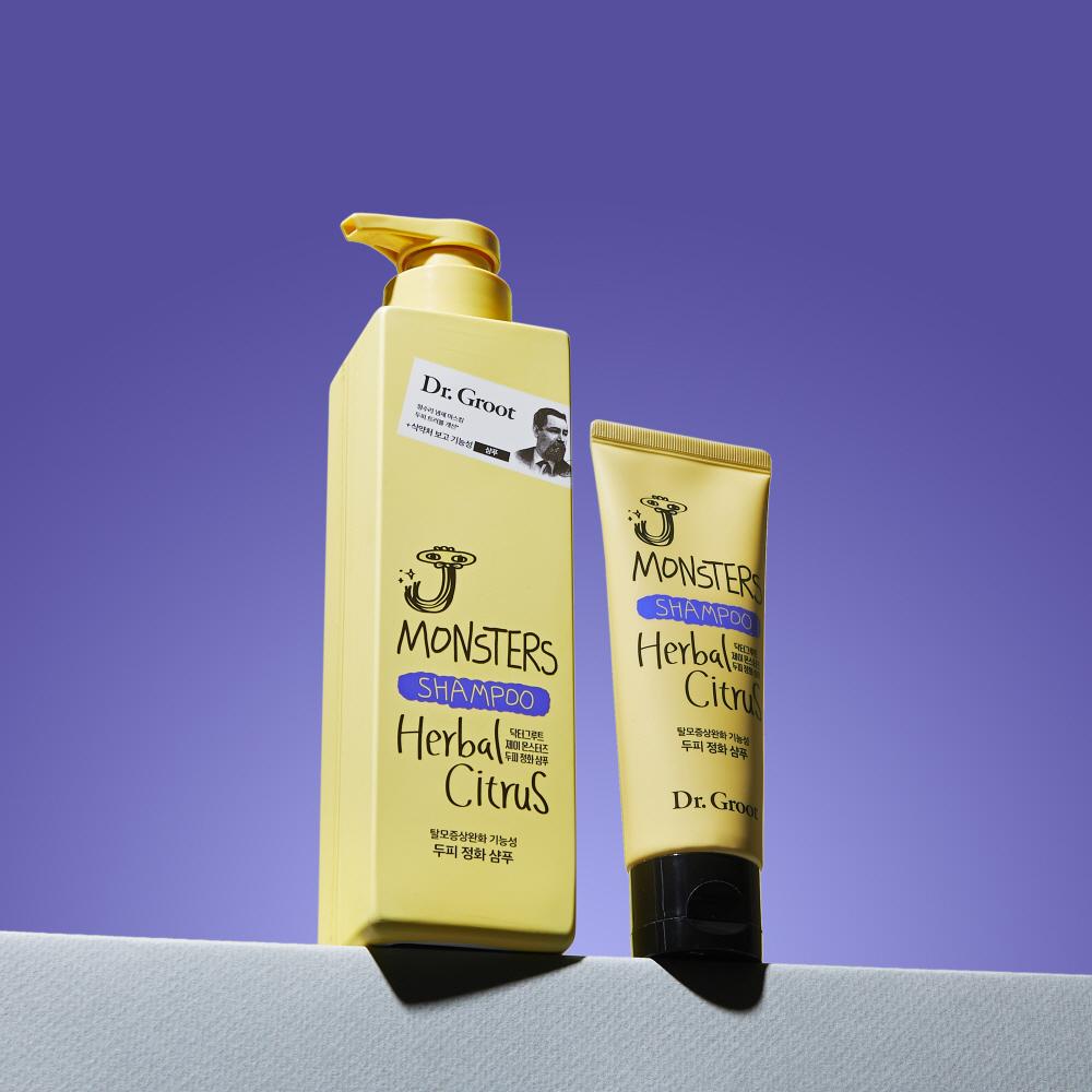 [지성두피] 닥터그루트 제이몬스터즈 탈모증상완화 샴푸 400ml 2종택1 (머스크/시트러스)