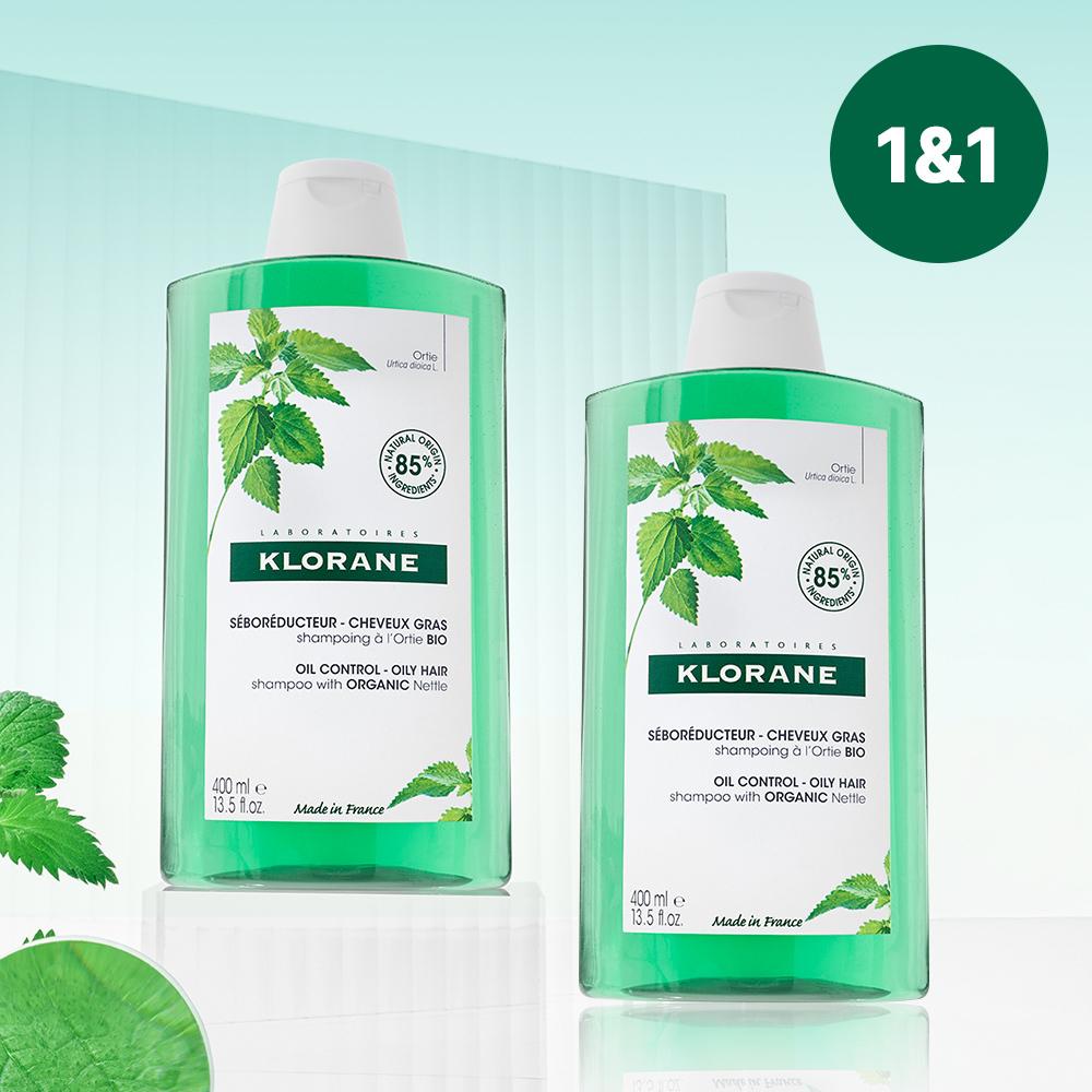 [지성두피 & 피지 제거] 클로란 네틀 노세범 샴푸 400ml 2입 기획