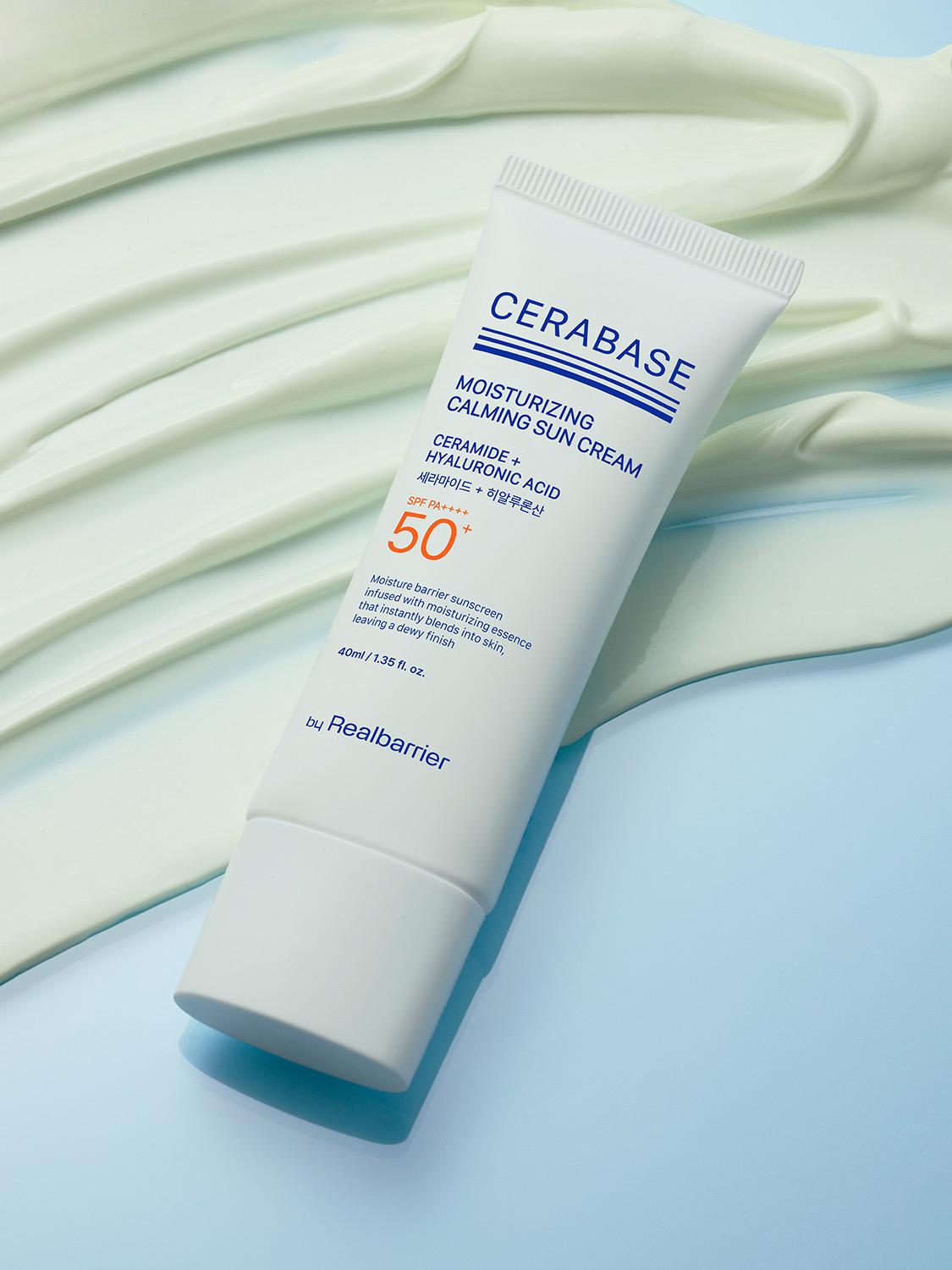 바이 리얼베리어 세라베이스 모이스처라이징 카밍 선크림 40 ml