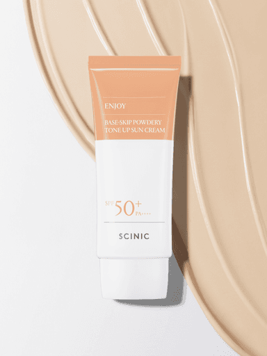 싸이닉 엔조이 파데스킵 보송톤업 선크림 (다이소)