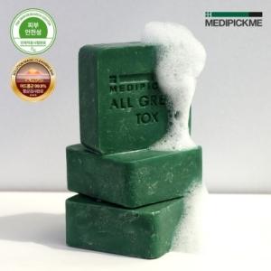 메디픽미 올 그린 톡스 매직 클렌징바 90g